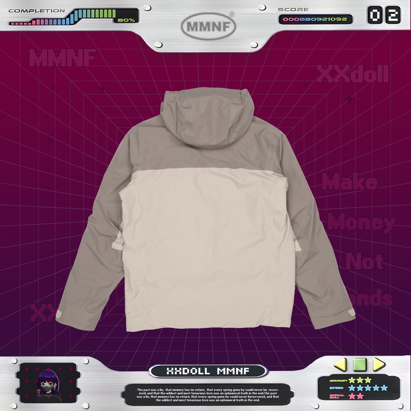 「玩偶姐姐 Ai 源代碼」白鴨絨羽絨 滑雪服 正版聯名 xxDoll