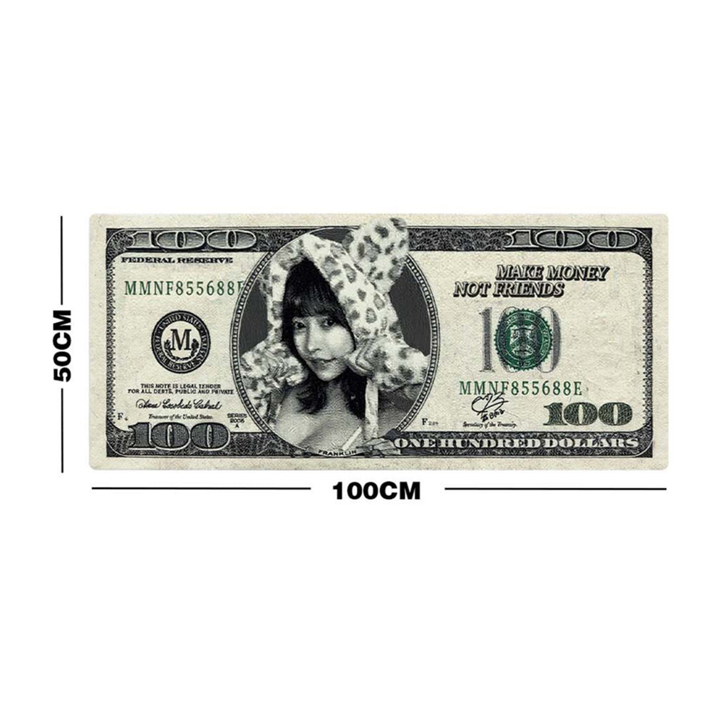 森日向子「八方來財 100 Bucks」細棉絨地毯 正版授權 限量聯名
