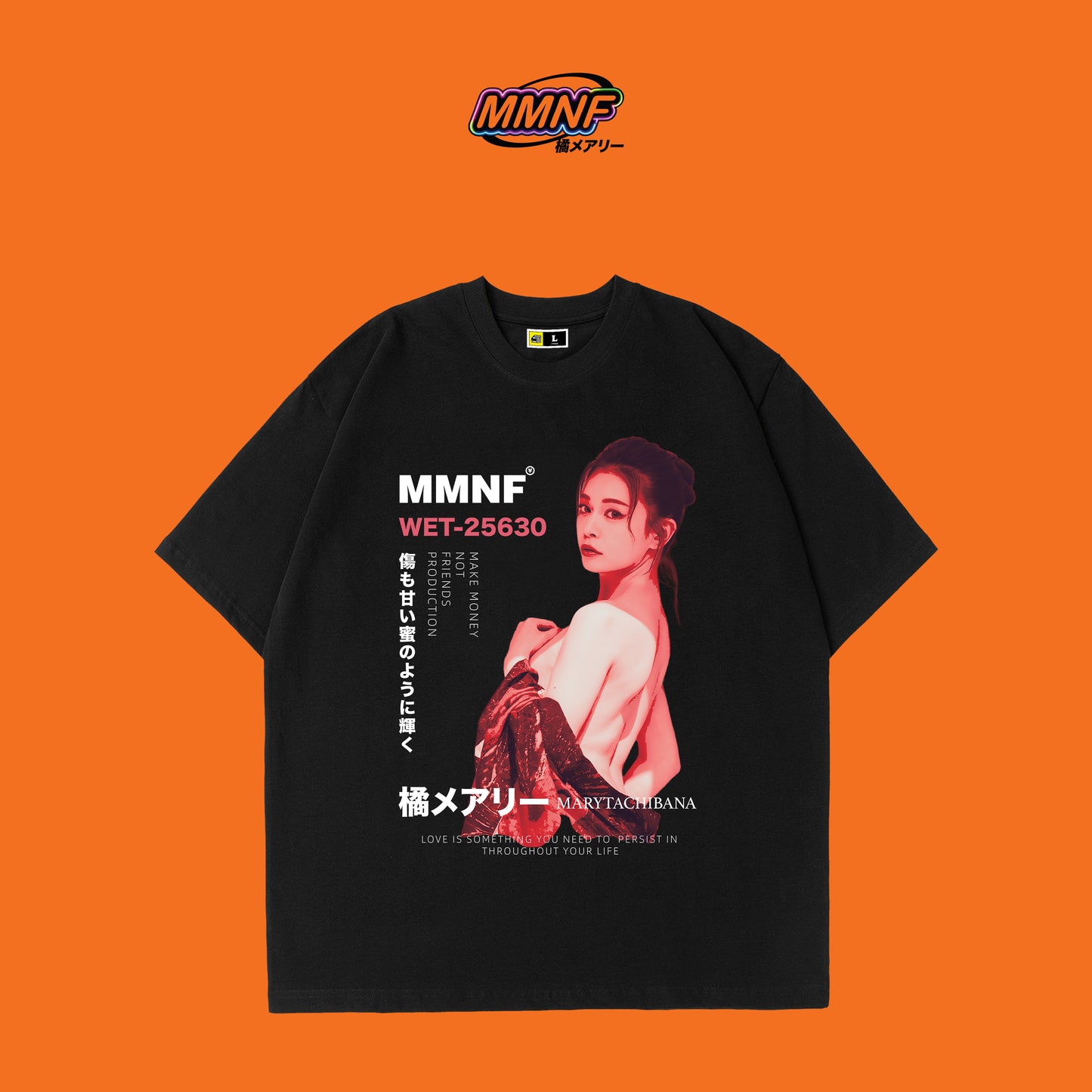 橘瑪麗「WET-630」赤瞳瑪麗 竹節棉 T 恤 限量發售