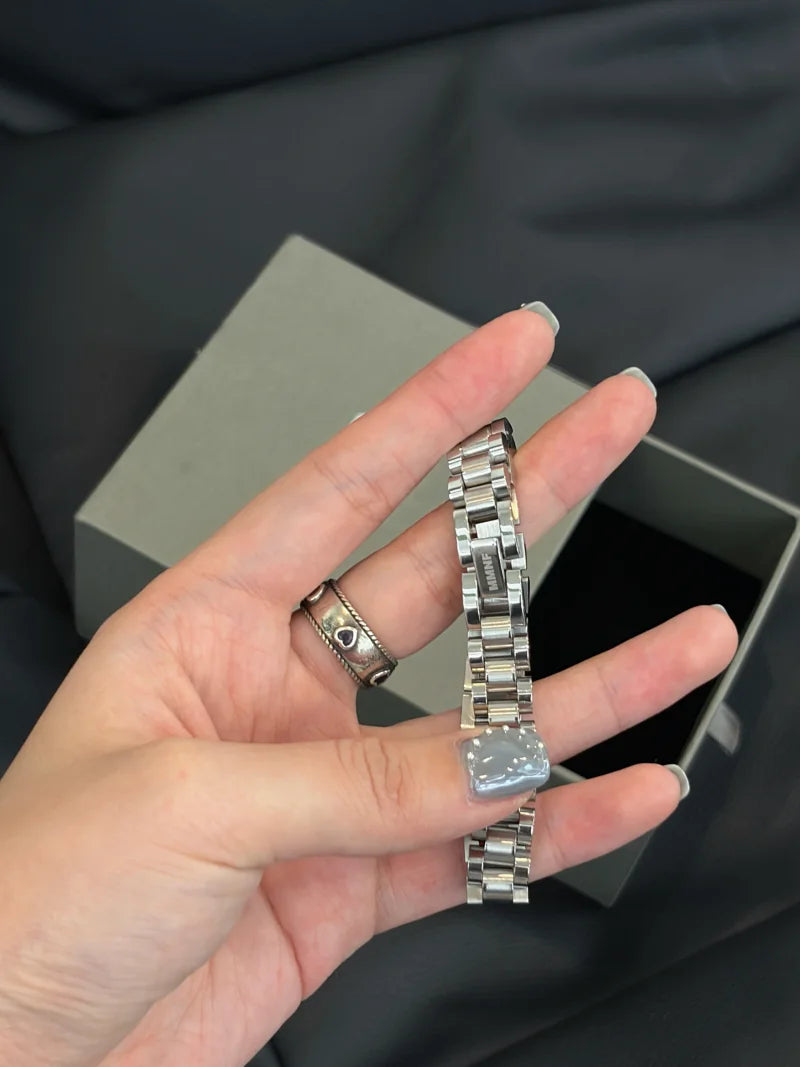 Rolex「五珠之鍊」18K金色 / 銀色手鍊