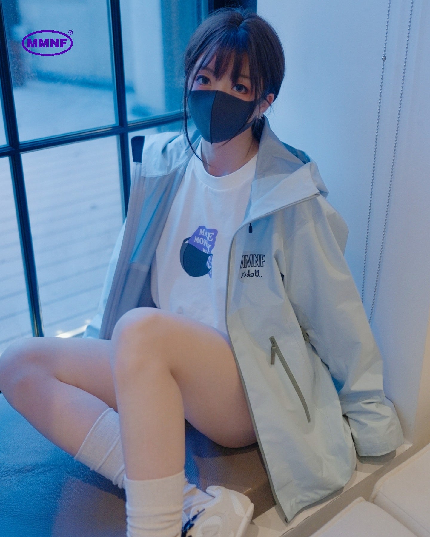 玩偶姐姐「殼中玩偶Doll in Shell」硬殼衝鋒衣(破曉藍/幻銀紫/黑)