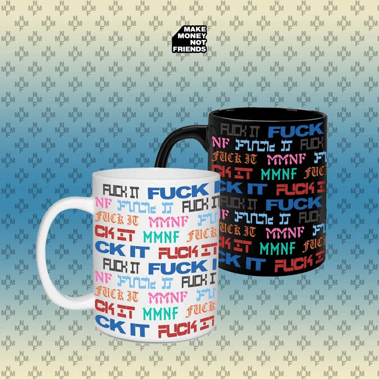 「擺爛 Fu*k it!」滿印設計 陶瓷馬克杯正版授權 限量聯名 結城結弦
