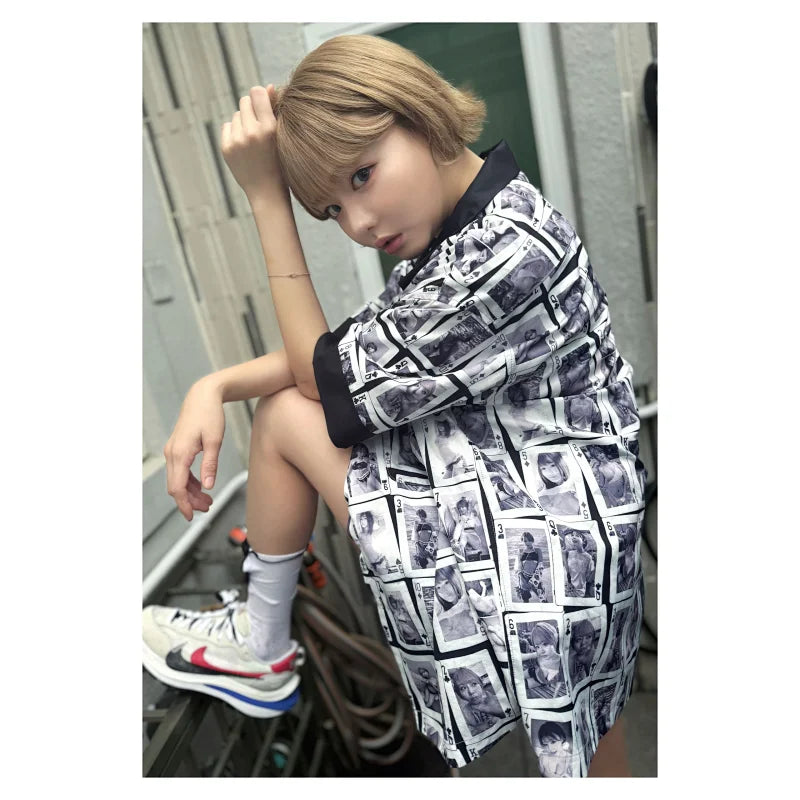 【限量599組典藏盒】濱崎真緒"唇印+親簽" Ace Poker夏威夷襯衫 / 實體女優ID磁卡 / 獨立手寫編號