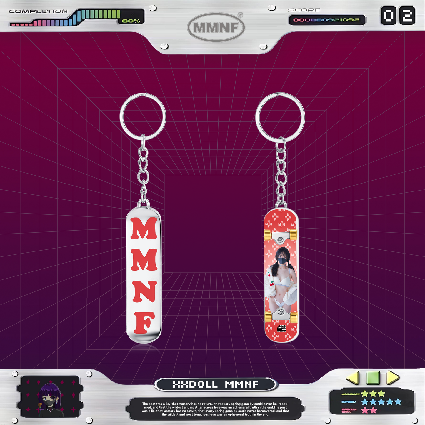 玩偶姐姐「鈦鋼包掛」鑰匙扣 限量發售