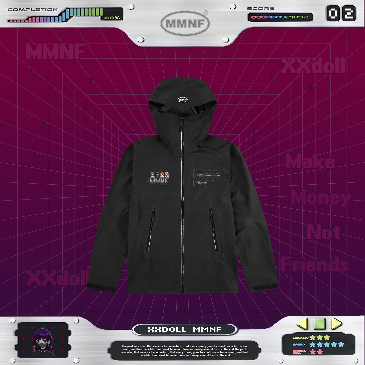 *限量 99 件「殼中 Ai 玩偶姐姐」硬殼衝鋒衣 Ai in Shell 限量系列