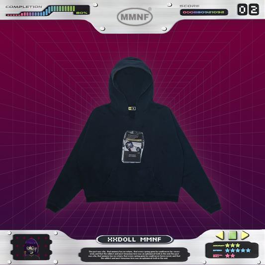 玩偶姐姐「黑天使菸盒」水洗衛衣 破壞解構 正版聯名 xxDoll 限量系列