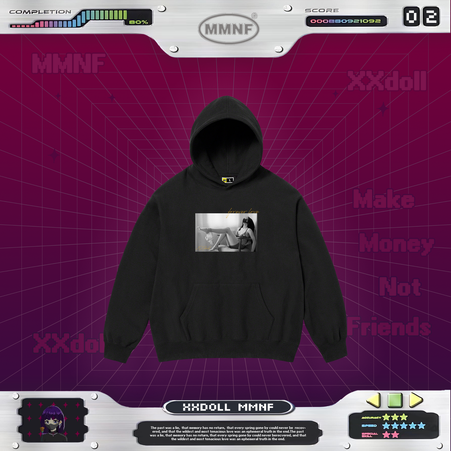 玩偶姐姐「一日女友」衛衣 限量聯名系列 xxDoll