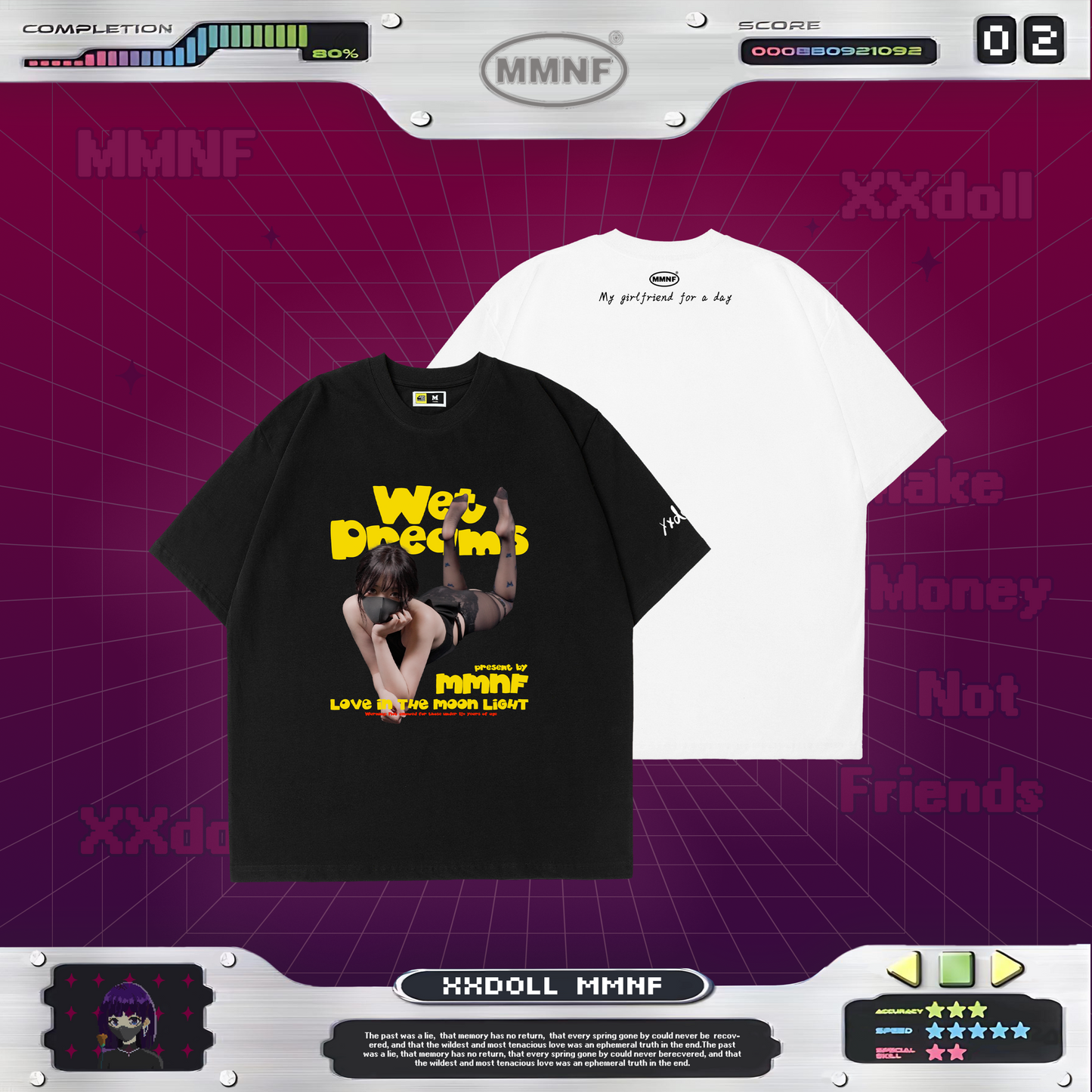 玩偶姐姐「情動時刻」T 恤 正版聯名 xxDoll 限量系列