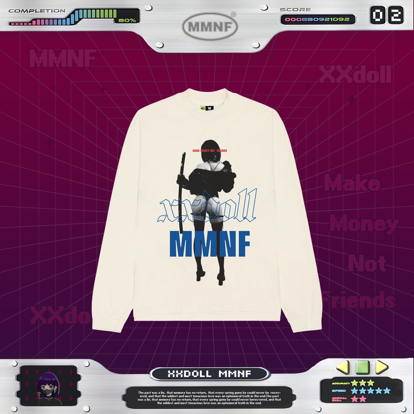 玩偶姐姐「月之暗面」長袖 T 恤 正版聯名 xxDoll 限量系列