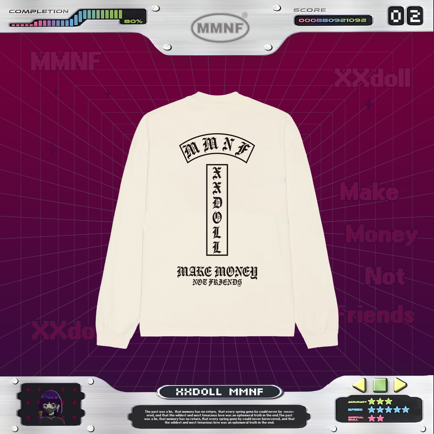 玩偶姐姐「月之暗面」長袖 T 恤 正版聯名 xxDoll 限量系列