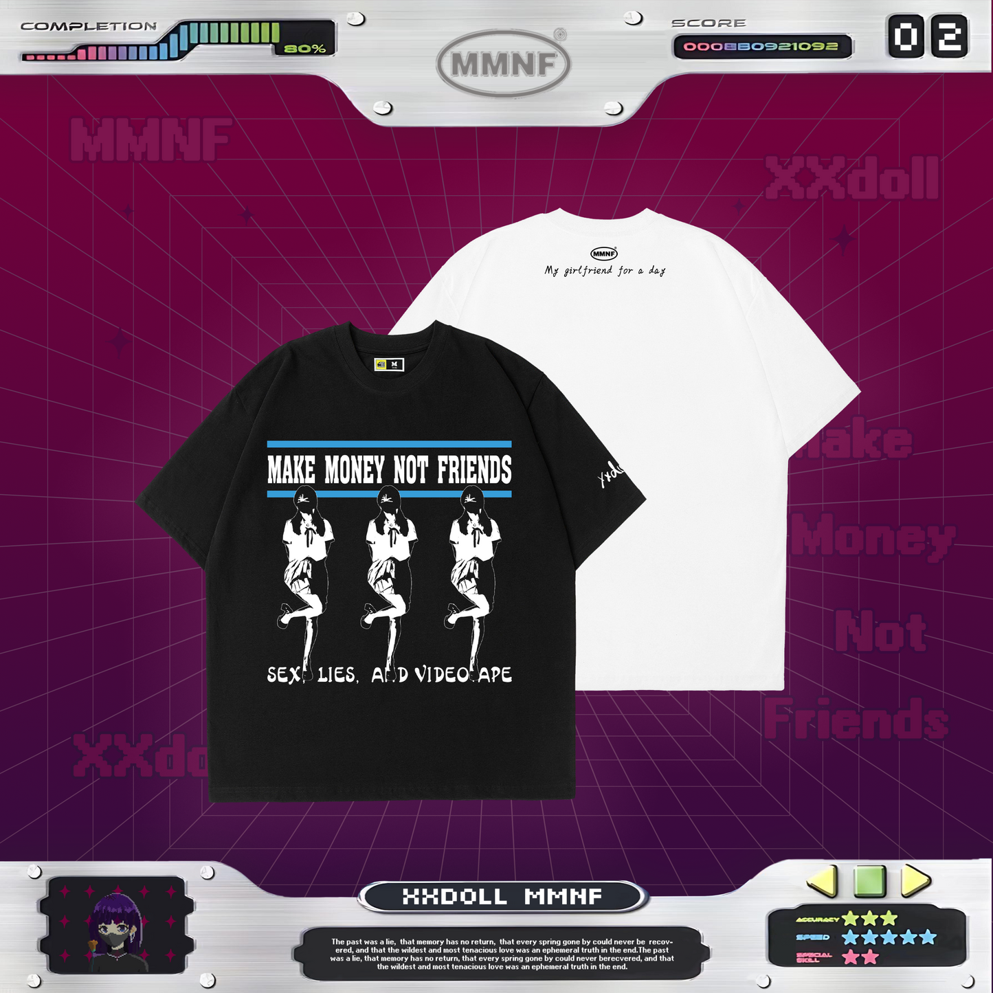 玩偶姐姐「假面舞會」T 恤 正版聯名 xxDoll 限量系列