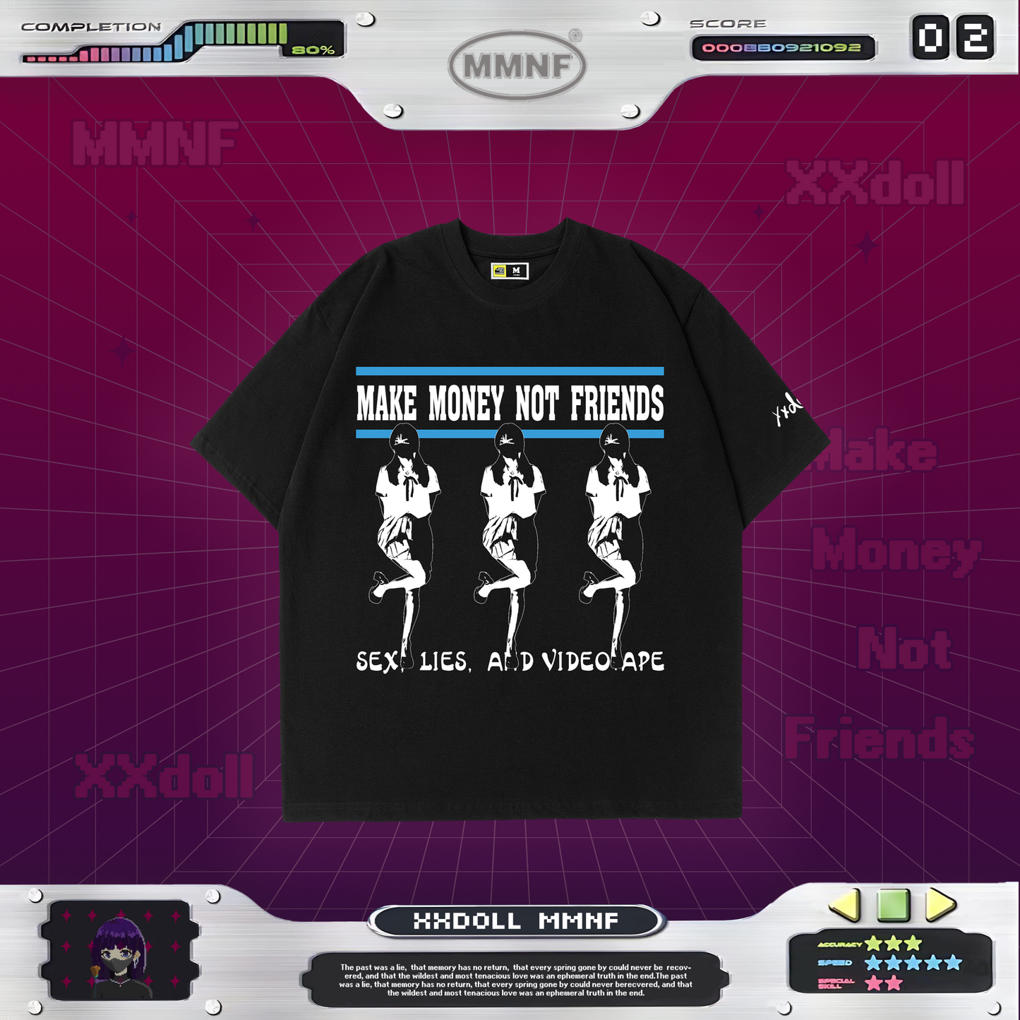 玩偶姐姐「假面舞會」T 恤 正版聯名 xxDoll 限量系列