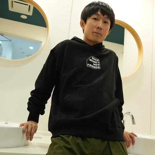 童帝同款 |  「經典 Logo」連帽衛衣 賺錢不交朋友 MMNF