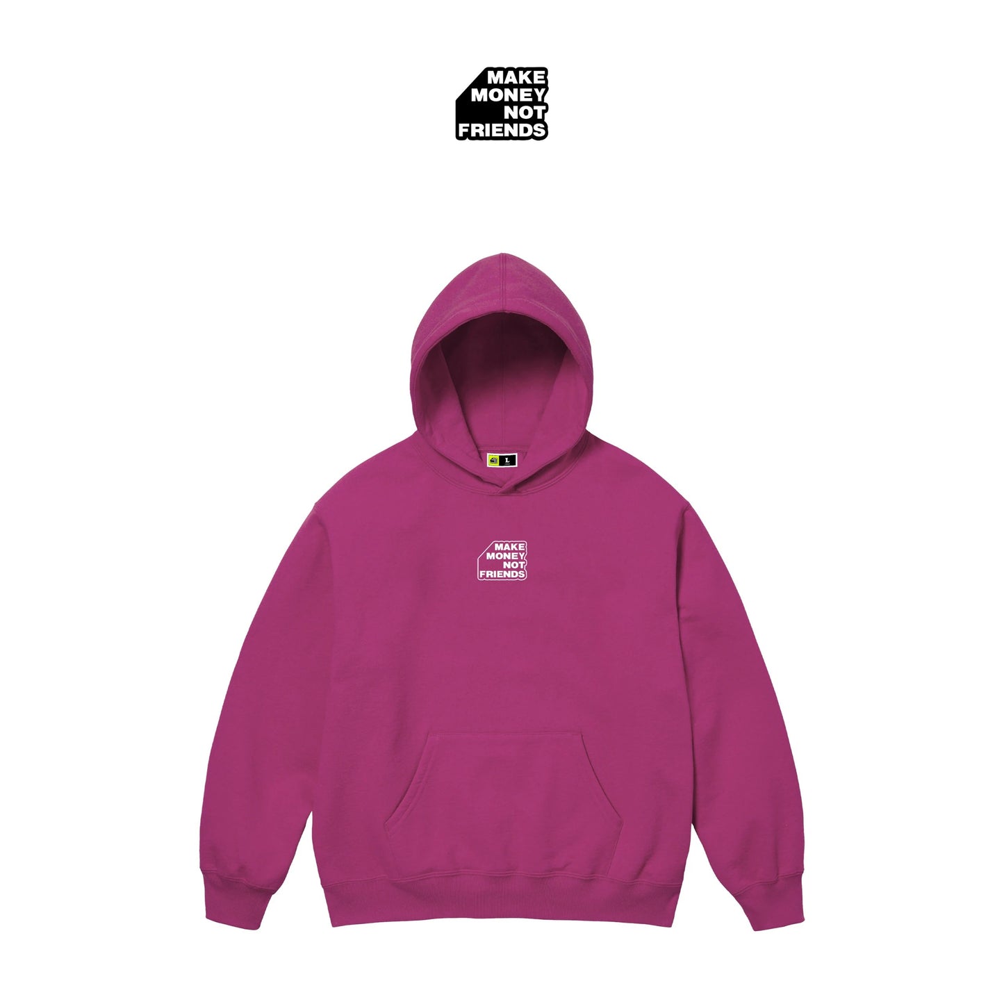 童帝同款 |  「經典 Logo」連帽衛衣 賺錢不交朋友 MMNF