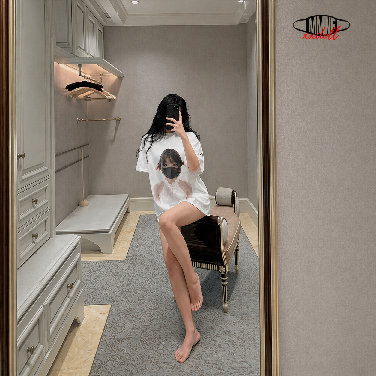 玩偶姐姐「不知火舞」肖像 T 恤 正版聯名 xxDoll 限量系列