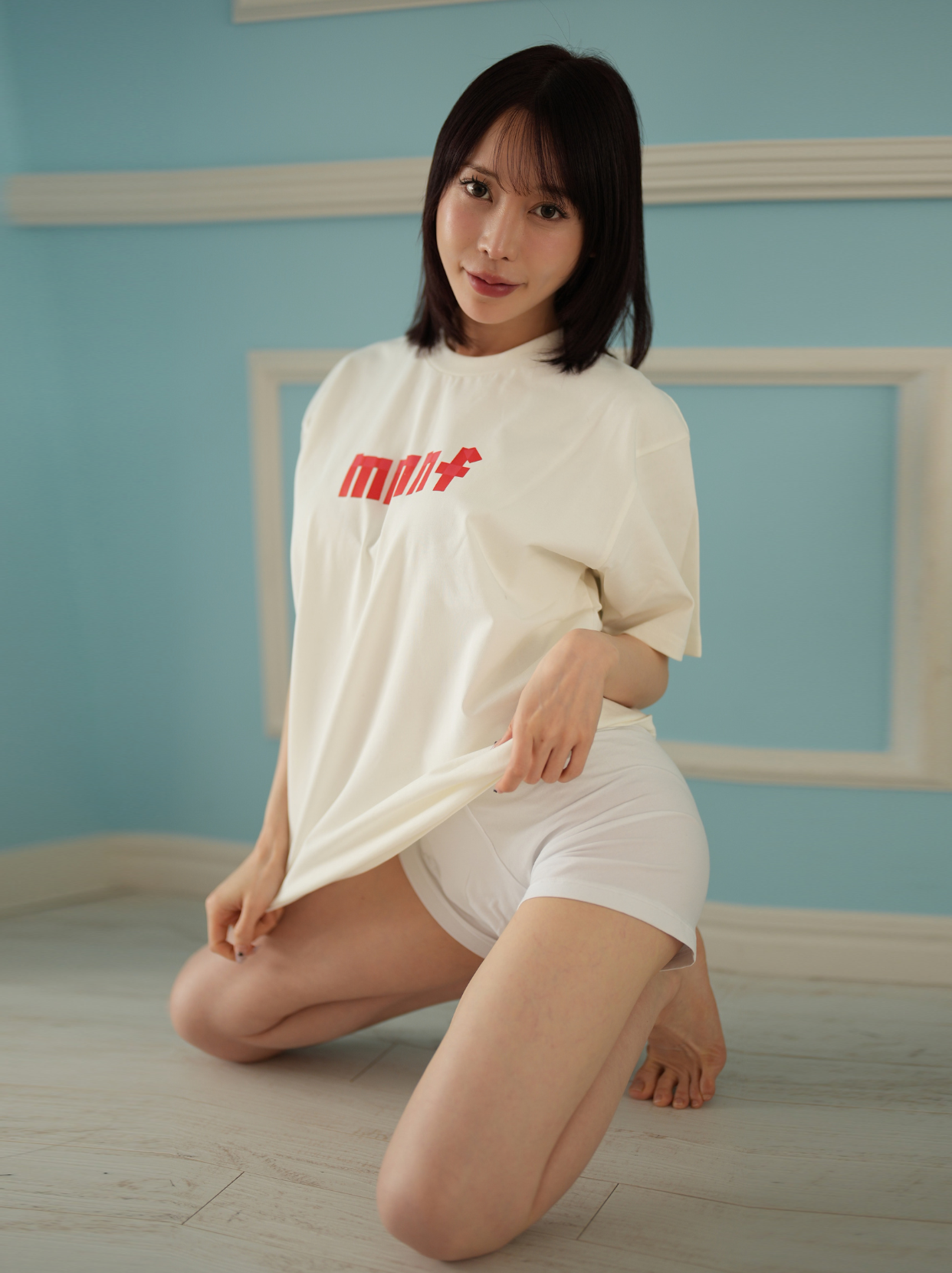 【女優同款】Printed Tape 箴言膠帶T恤