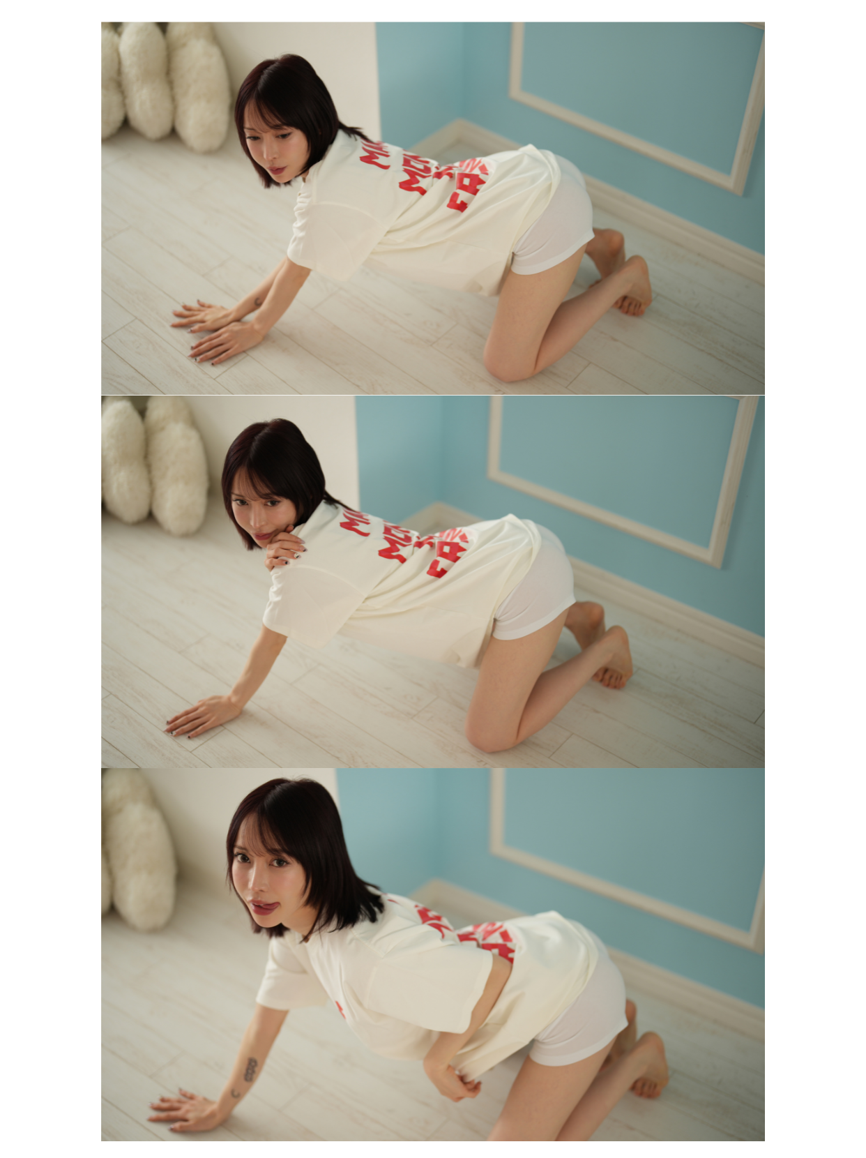 【女優同款】Printed Tape 箴言膠帶T恤