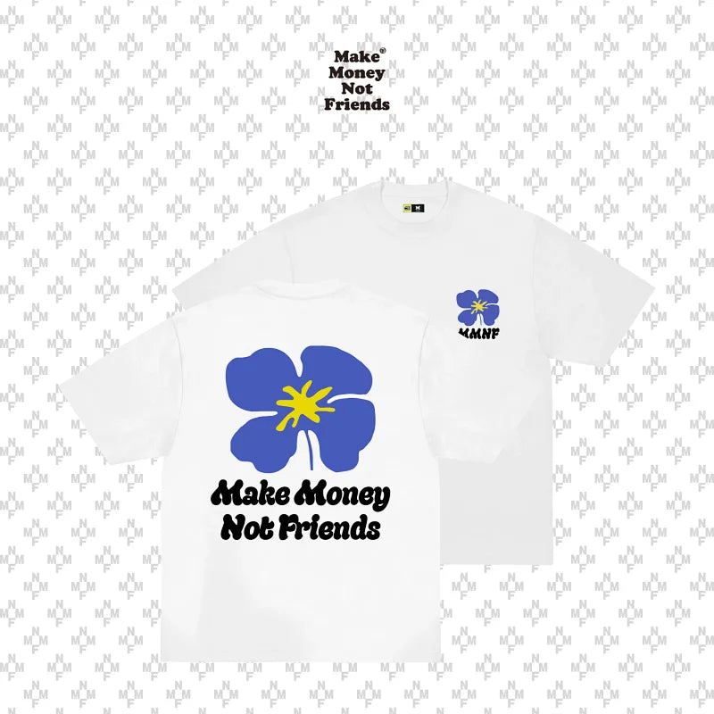 Baby Blue「藍眼蝶花」竹節棉T恤 MMNF原創設計