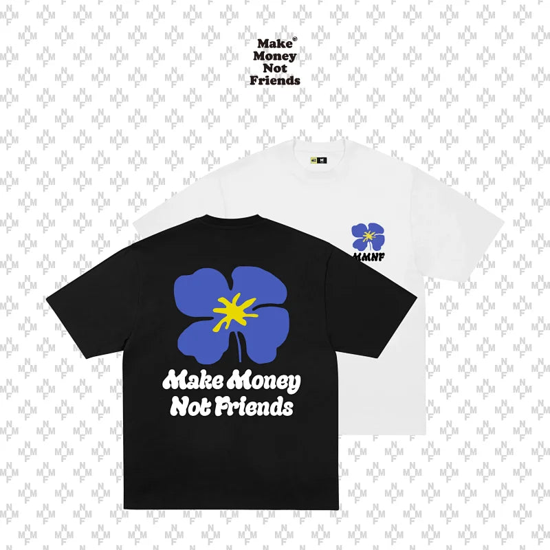 Baby Blue「藍眼蝶花」竹節棉T恤 MMNF原創設計