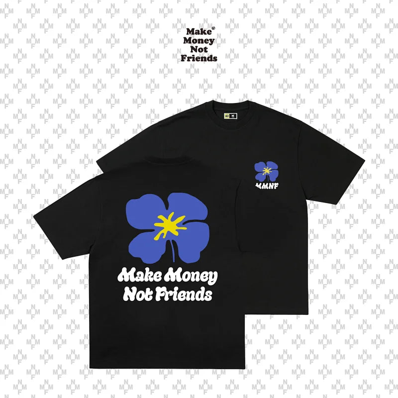 Baby Blue「藍眼蝶花」竹節棉T恤 MMNF原創設計
